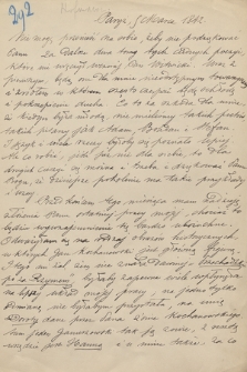 Korespondencja Józefa Bohdana Zaleskiego z lat 1823-1886. Odpisy listów T. 5, H-J
