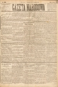 Gazeta Narodowa. 1887, nr 262