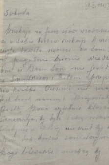 Korespondencja rodzinna Władysława Orkana. [T. 3: Listy Bronisławy z Chajkowskich Folejewskiej, z 1913 r.]