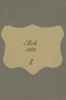 Wspomnienia z lat 1846-1920. Z. 2, „Rok 1849”