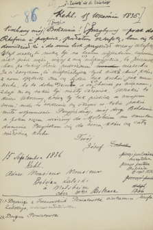 Korespondencja Józefa Bohdana Zaleskiego z lat 1823-1886. Odpisy listów T. 13, Zaleski Józef