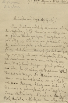 Listy Heleny z Dzieduszyckich Pawlikowskiej. T. 9, Listy do męża, Mieczysława Pawlikowskiego z lat 1886-1887