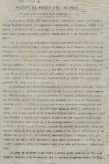 Materiały dotyczące działalności politycznej Wacława Wolskiego z lat 1916-1920. T. 1, Stenogramy posiedzeń Koła Polskiego w parlamencie austriackim