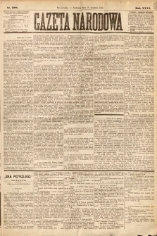 Gazeta Narodowa. 1887, nr 288