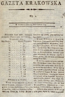 Gazeta Krakowska. 1804, nr 2