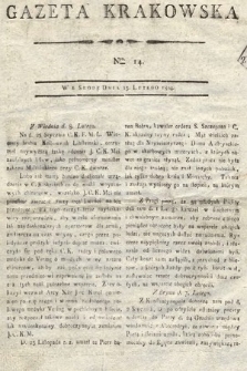 Gazeta Krakowska. 1804, nr 14