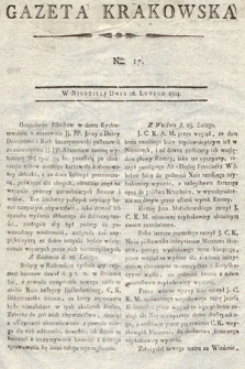 Gazeta Krakowska. 1804, nr 17