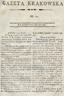 Gazeta Krakowska. 1804, nr 20