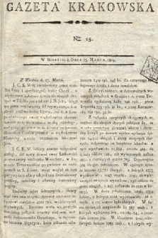 Gazeta Krakowska. 1804, nr 25