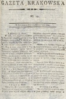 Gazeta Krakowska. 1804, nr 29