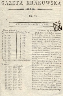 Gazeta Krakowska. 1804, nr 33