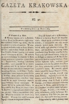 Gazeta Krakowska. 1804, nr 40