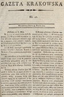 Gazeta Krakowska. 1804, nr 42