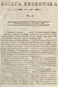 Gazeta Krakowska. 1804, nr 47