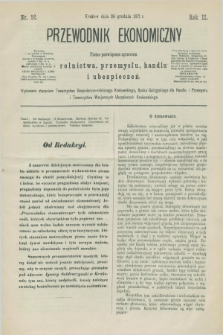 Przewodnik Ekonomiczny : pismo poświęcone sprawom rolnictwa, przemysłu, handlu i ubezpieczeń. R.2, nr 52 (24 grudnia 1871)