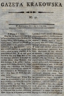 Gazeta Krakowska. 1804, nr 57