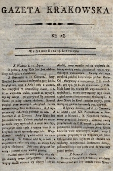 Gazeta Krakowska. 1804, nr 58