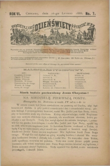 Dzień Święty. R.6, No. 7 (16 lutego 1888)