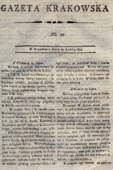 Gazeta Krakowska. 1804, nr 59