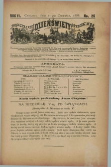 Dzień Święty. R.6, No. 25 (21 czerwca 1888)