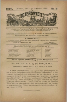 Dzień Święty. R.6, No. 31 (2 sierpnia 1888)