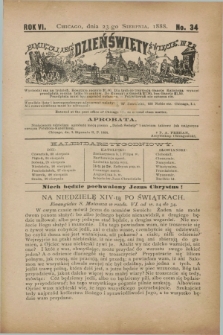 Dzień Święty. R.6, No. 34 (23 sierpnia 1888)