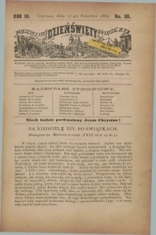Dzień Święty. R.6, No. 35 (27 sierpnia 1888)