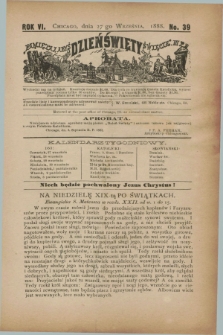 Dzień Święty. R.6, No. 39 (27 września 1888)