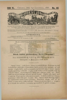 Dzień Święty. R.6, No. 45 (8 listopada 1888)