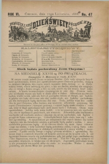 Dzień Święty. R.6, No. 47 (22 listopada 1888)