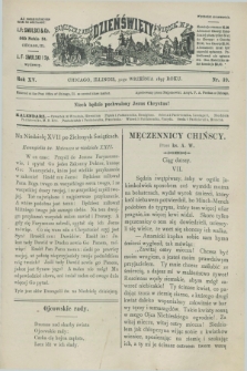 Dzień Święty. R.15, Nr. 39 (30 września 1897)
