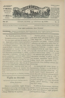 Dzień Święty. R.15, Nr. 47 (25 listopada 1897)