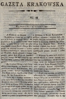 Gazeta Krakowska. 1804, nr 68