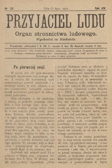 Przyjaciel Ludu : organ Stronnictwa Ludowego. 1902, nr 30