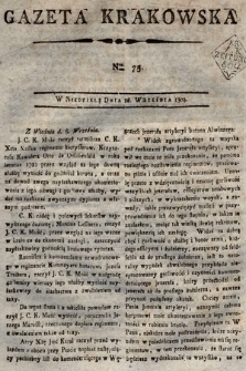 Gazeta Krakowska. 1804, nr 75