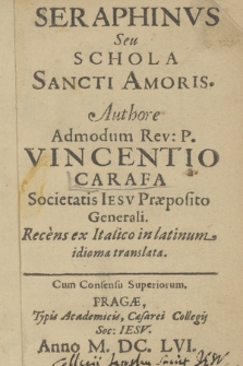 Seraphinvs Seu Schola Sancti Amoris
