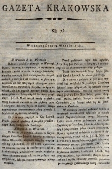 Gazeta Krakowska. 1804, nr 76