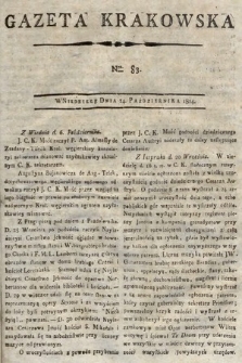 Gazeta Krakowska. 1804, nr 83