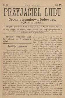 Przyjaciel Ludu : organ Stronnictwa Ludowego. 1902, nr 38