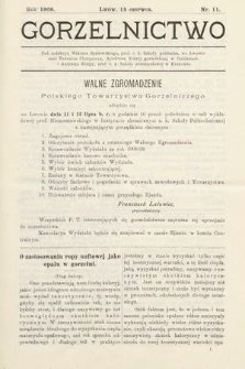 Gorzelnictwo. 1909, nr 11