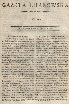 Gazeta Krakowska. 1804, nr 102