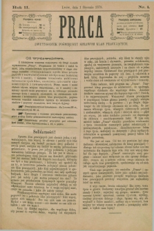 Praca : dwutygodnik poświęcony sprawom klas pracujących. R.2, Nr. 1 (1 stycznia 1879)