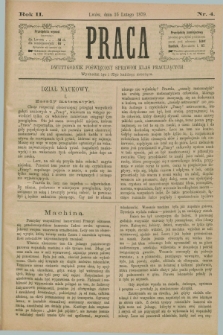 Praca : dwutygodnik poświęcony sprawom klas pracujących. R.2, Nr. 4 (15 lutego 1879)