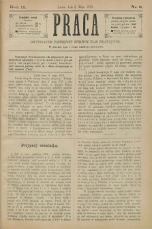 Praca : dwutygodnik poświęcony sprawom klas pracujących. R.2, Nr. 9 (6 maja 1879)