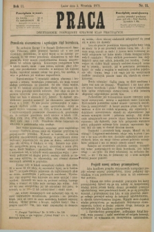 Praca : dwutygodnik poświęcony sprawom klas pracujących. R.2, Nr. 13 (5 września 1879)