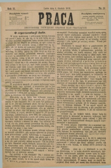 Praca : dwutygodnik poświęcony sprawom klas pracujących. R.2, Nr. 18 (3 grudnia 1879)