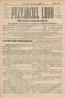 Przyjaciel Ludu : organ Polskiego Stronnictwa Ludowego. 1907, nr 5