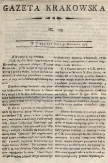 Gazeta Krakowska. 1804, nr 105
