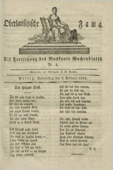 Oberlausitzische Fama : als Fortsetzung des Muskauer Wochenblatts. 1825, Nr. 5 (3 Februar)