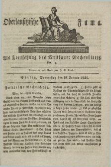 Oberlausitzische Fama : als Fortsetzung des Muskauer Wochenblatts. 1828, Nr. 2 (10 Januar)
